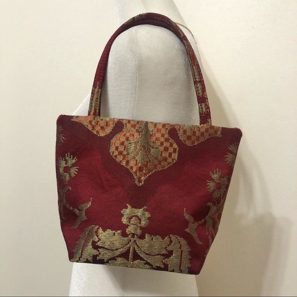 Vintage Mena New York Embroidered Handbag - Picture 4 of 6